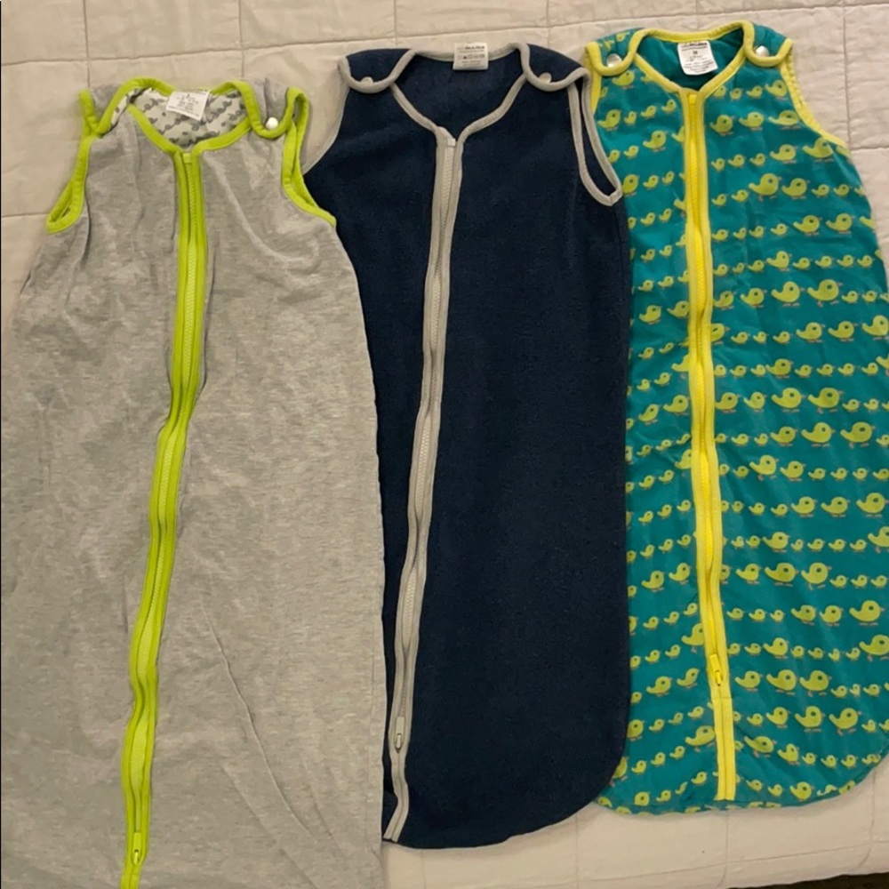 Baby Deedee Wearable Blankets (3) 6-18 mo 18-36 mo